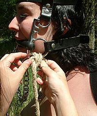 Lesbian Ponygirl Training